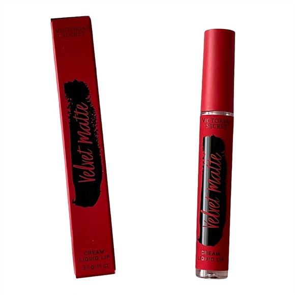 VICTORIA SECRET Velvet Matte Red Liquid Lip Gloss - Picture 9 of 9